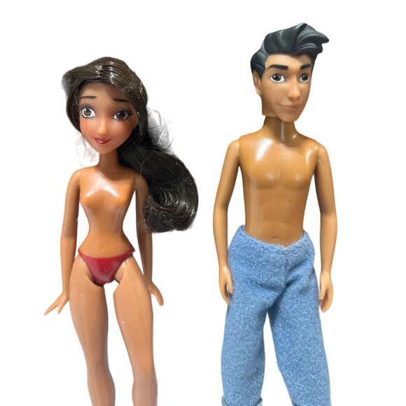 Disney Elena of Avalon & Gabe 5” Tall Collectible Plastic Dolls - Picture 2 of 7